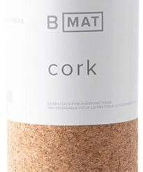 B Yoga B MAT Cork Yoga Mat 180x61cm X 4mm, Beige