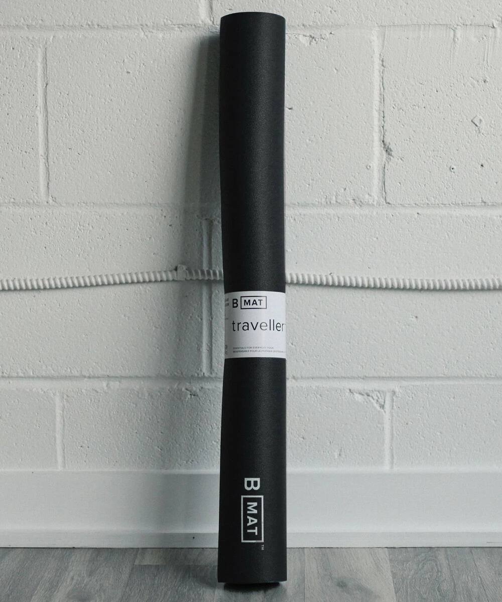 B Yoga B MAT Traveller Yoga Mat Long 215x66cm X 2mm, Zwart - Afbeelding 3