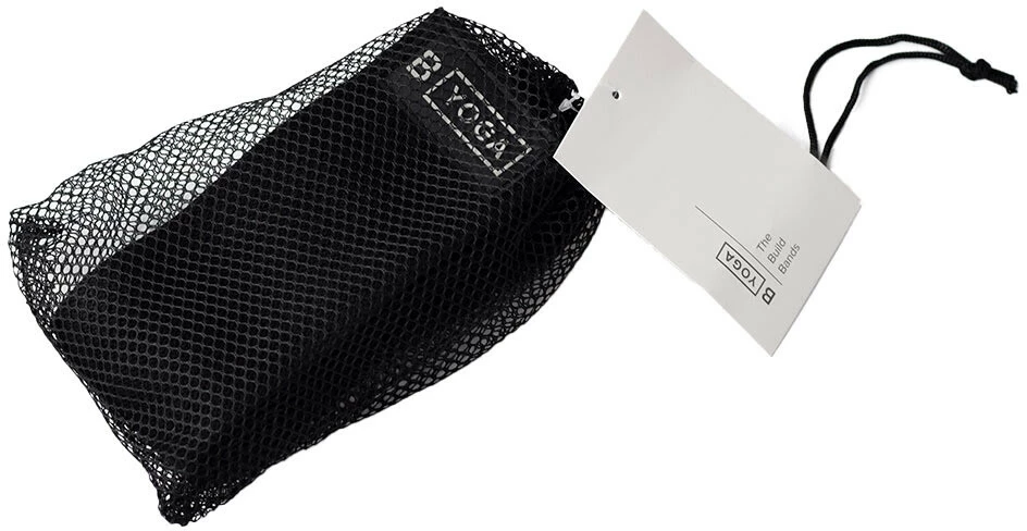 B Yoga The Build Bands Yoga Stretch Band Light & Medium, Zwart - Afbeelding 3
