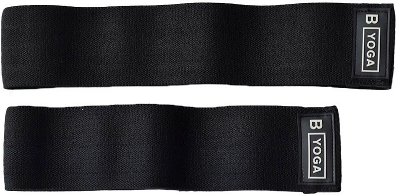 B Yoga The Build Bands Yoga Stretch Band Light & Medium, Zwart - Afbeelding 4
