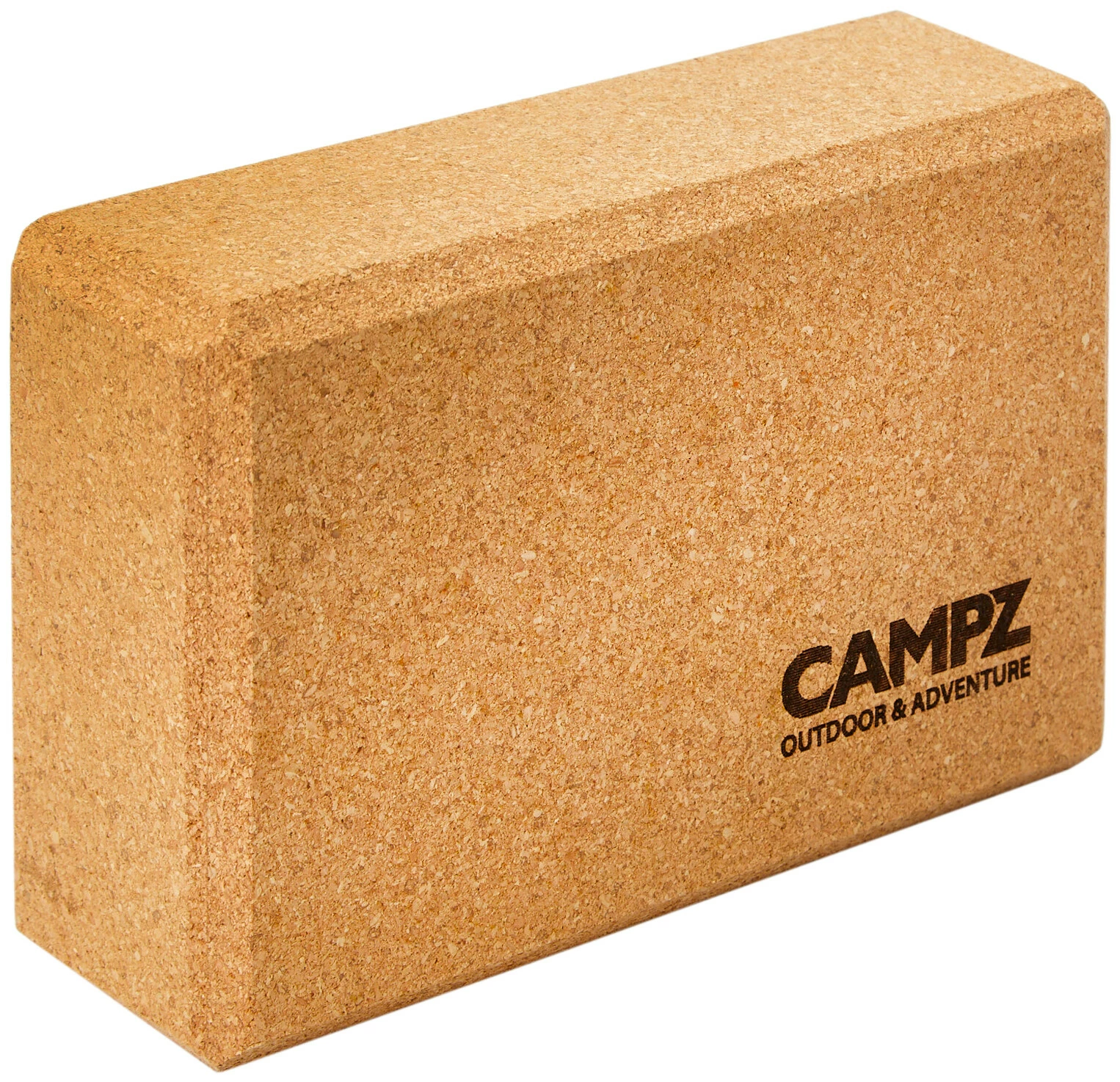 CAMPZ Cork Yoga Block 23x15x7,5cm, Bruin