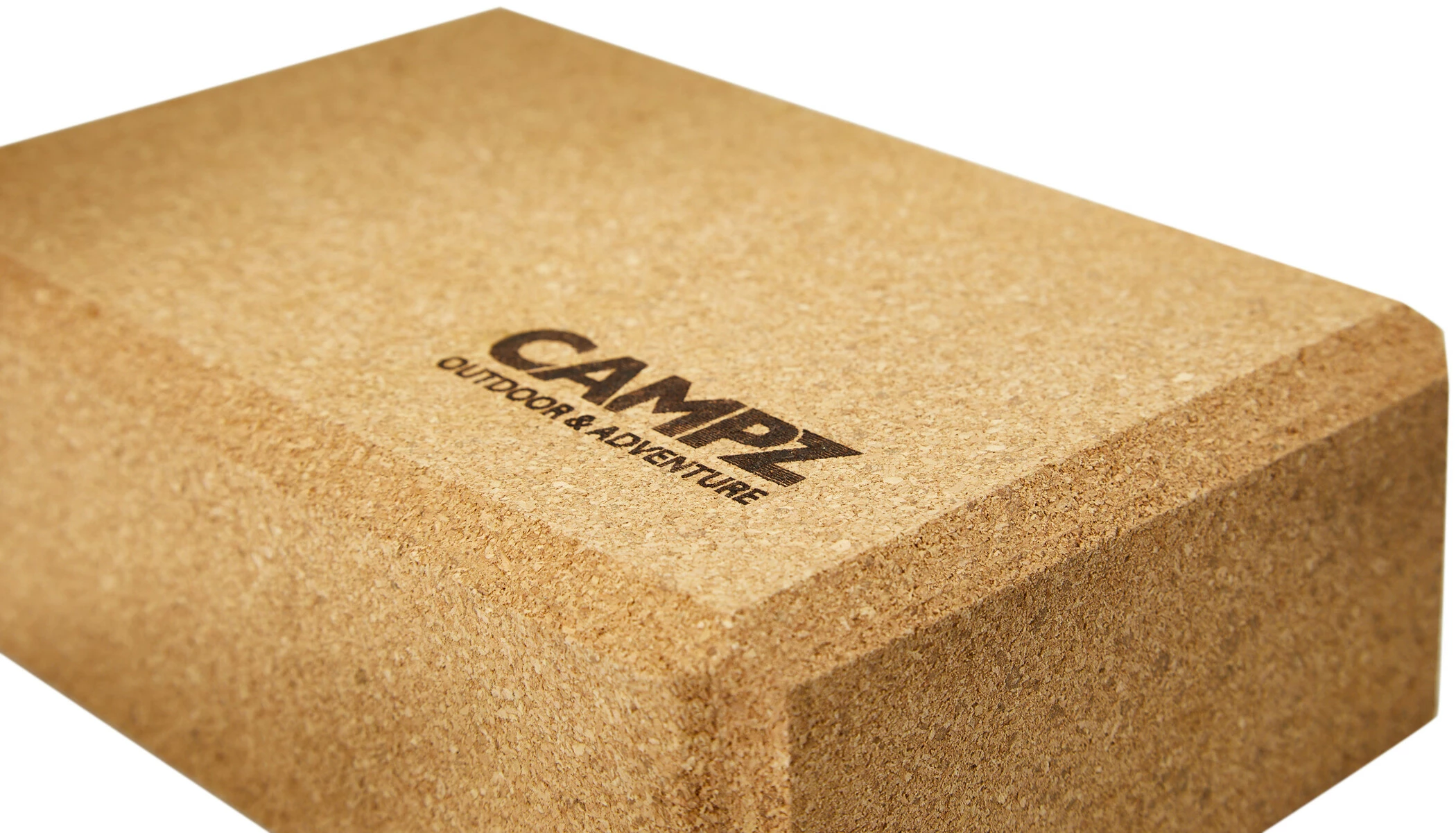 CAMPZ Cork Yoga Block 23x15x7,5cm, Bruin - Afbeelding 5