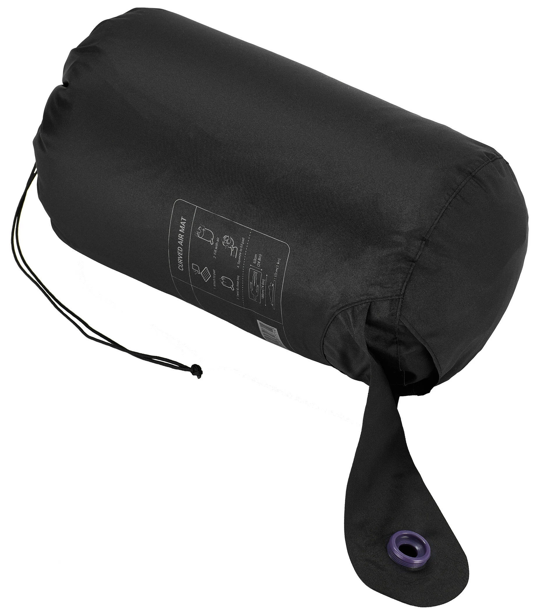 CAMPZ Curved Air Mat, Blauw - Afbeelding 9