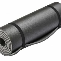 CAMPZ Slaapmat Dubbellaags 180x50cm, Zwart/grijs