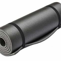 CAMPZ Slaapmat Dubbellaags 200x55cm, Zwart/grijs