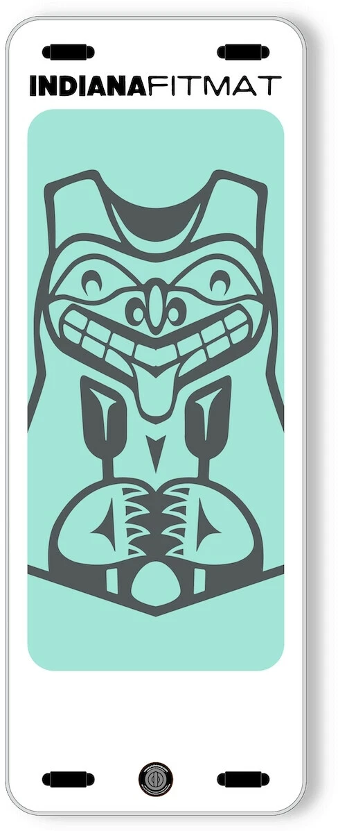 Indiana SUP Fit Inflatable Mat With Bag, Wit/groen