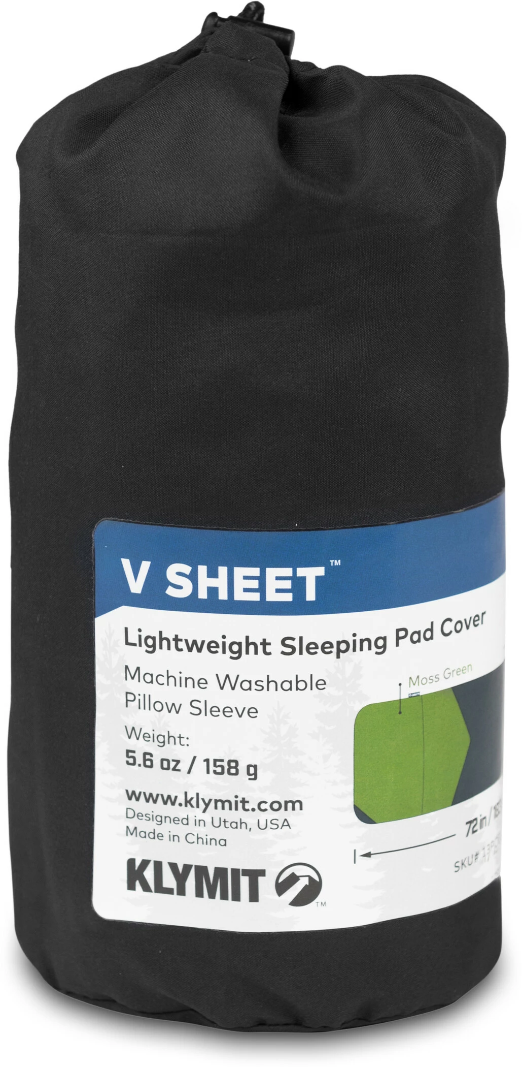 Klymit V Klimtouw Zeil, Grijs/groen - Afbeelding 6