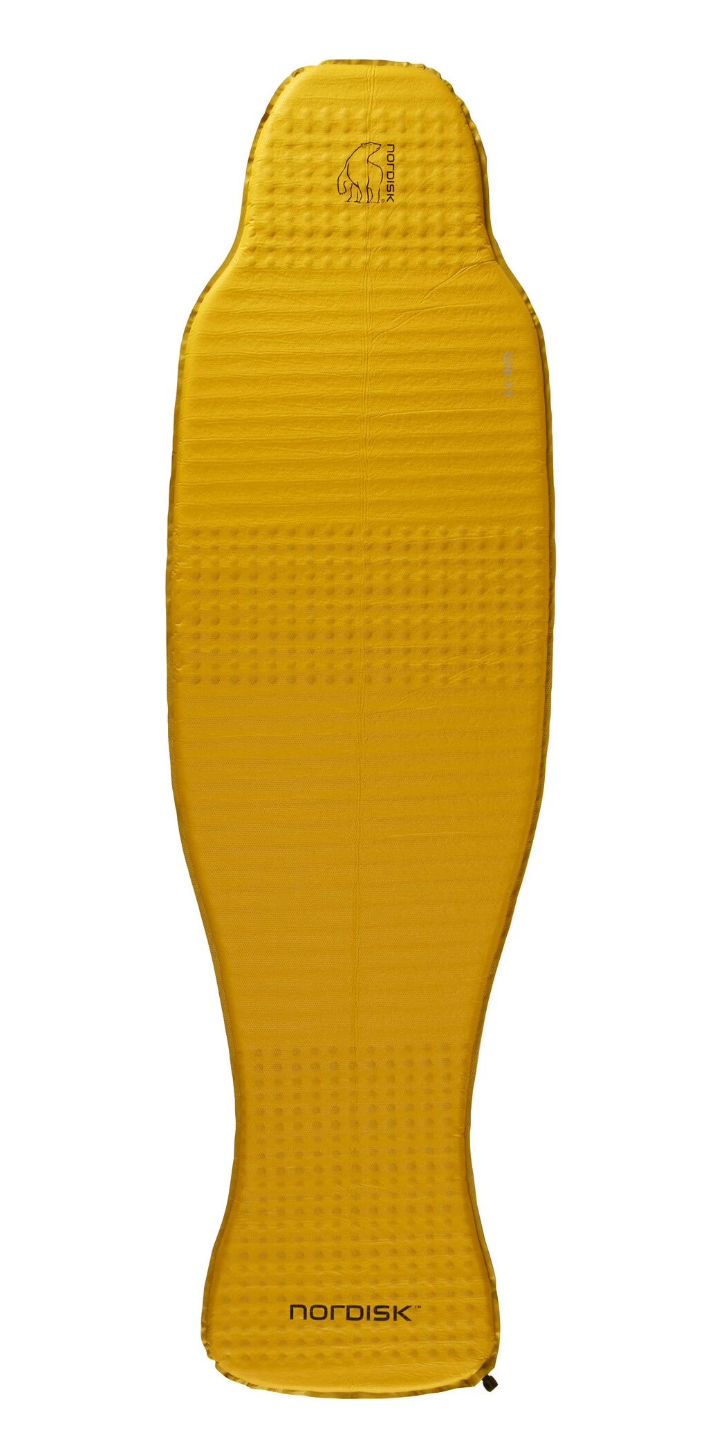Nordisk Grip 2.5 Zelfopblaasbare Mat Regular, Geel/zwart