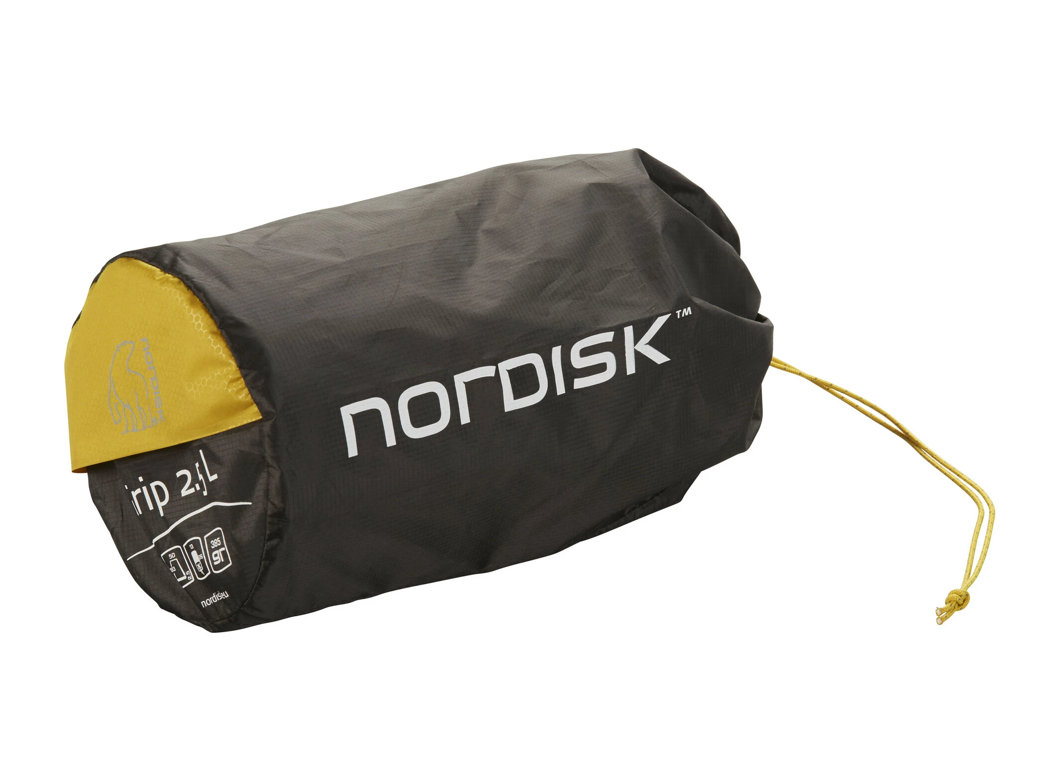 Nordisk Grip 2.5 Zelfopblaasbare Mat Regular, Geel/zwart - Afbeelding 2