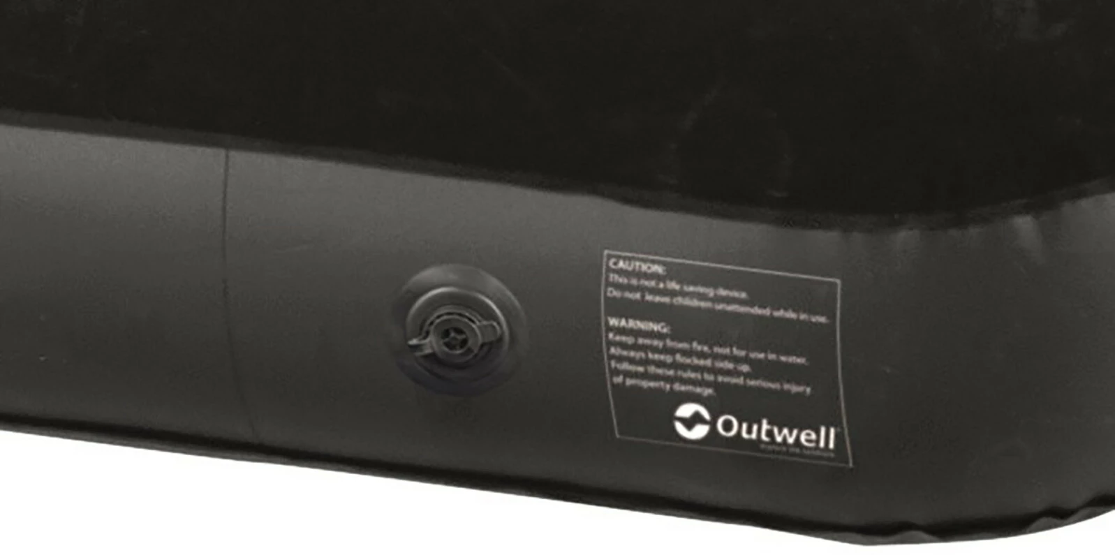 Outwell Classic Single Airbed, Zwart - Afbeelding 2