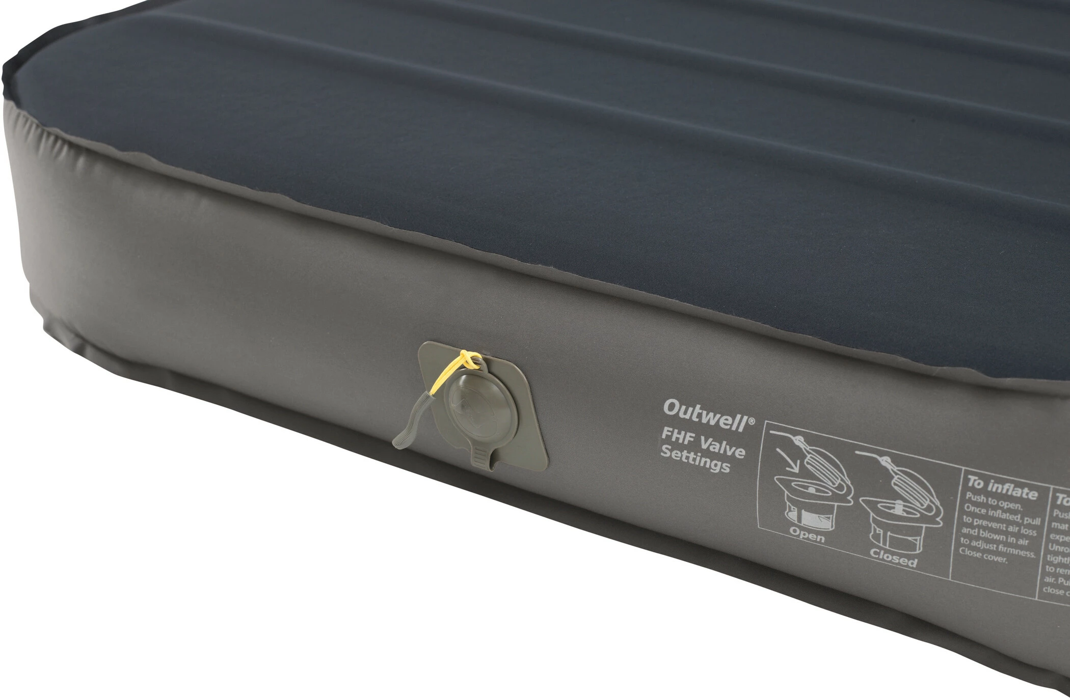 Outwell Dreamboat Double Airbed 7,5cm, Blauw - Afbeelding 2