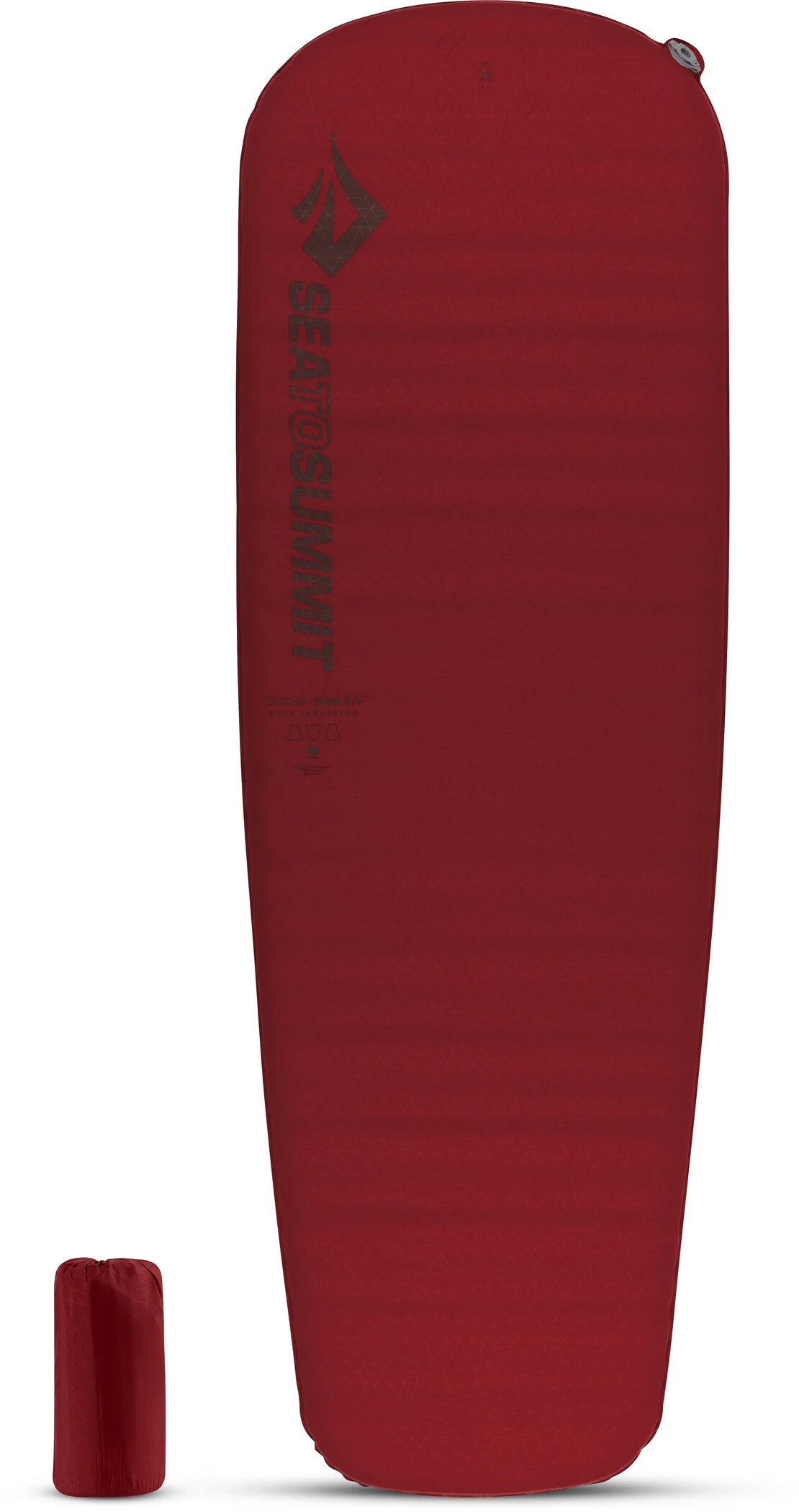 Sea To Summit Comfort Plus Self Inflating Mat Large, Rood - Afbeelding 2