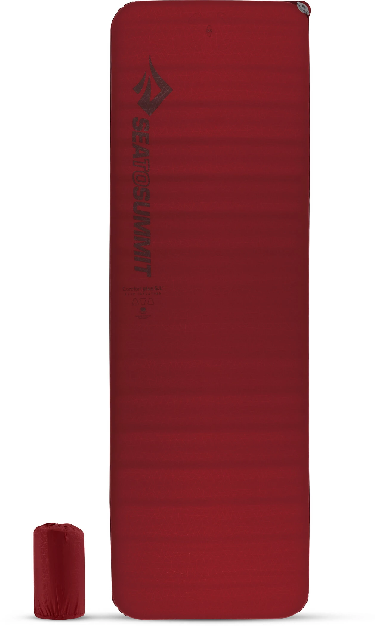 Sea To Summit Comfort Plus Self Inflating Mat Rectangular Large, Rood - Afbeelding 2